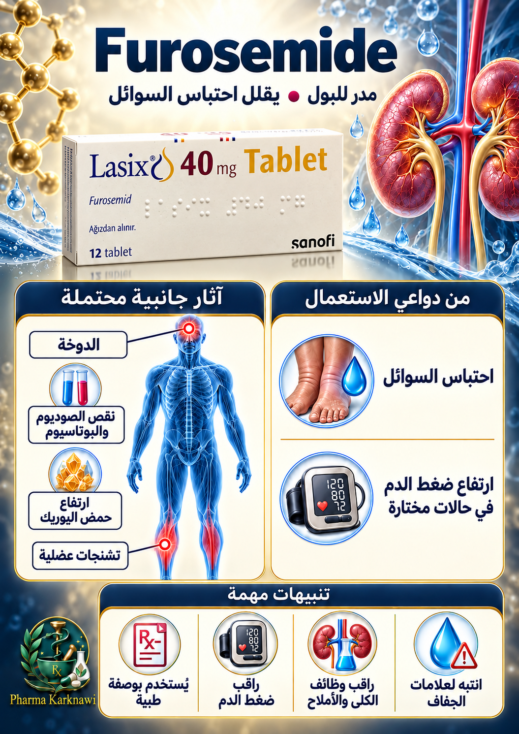 فوروسيميد وإستخداماته